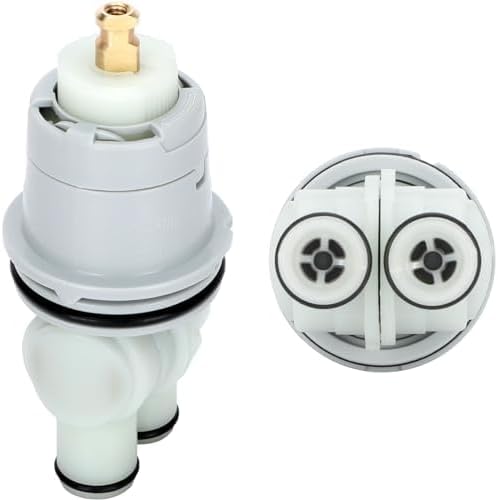 RP46074 Shower Valve Cartridge Assembly Compatible For Shower and Tub 13/14 Series Faucet, Single-handle Universal Valve Replacement Monitor Cartridge with RP22734 Bonnet NutNut.