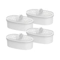Replacement for All Waterdrop® Pitcher Filtration System, Fits Waterdrop WD-PF-01A Plus, Reduces PFOA/PFOS, Chlorine, Last Up to 3 Months or 200 Gallons (Pack of 4), AQUA CREST