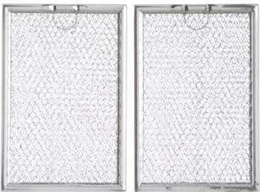 Filter Everything Replacement Whirlpool 4358853 Compatible Replacement Aluminum Filters - 5-1/8 x 7-5/8 x 3/32-2 Pack