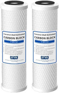 IPW Industries Inc. | 2-Pack WaterPur (CCI-10-CLW) Activated Carbon/Carbon Block Filter for Reverse Osmosis Water Filter Replacement & Water Purifier