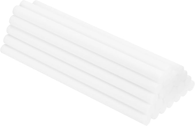 uxcell 24pcs Humidifier Cotton Stick, 8 x 150mm Refill Sticks Filter Replacement Wicks, Humidifier Filter Cotton Refill Travel Mini Humidifier Filters Sticks
