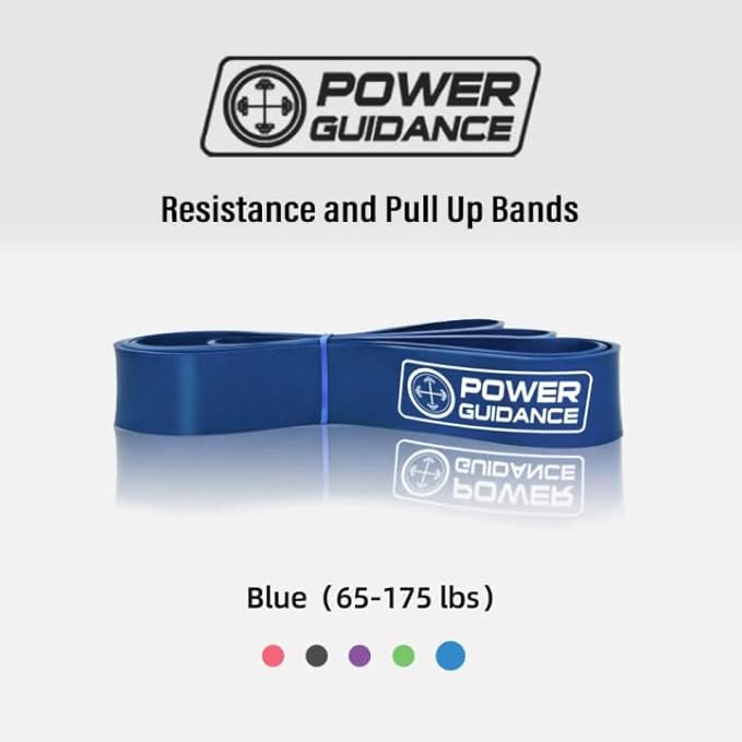 POWER GUIDANCE Pull Up Assist Bands - Stretch Resistance Band - Mobility Band - Powerlifting Bands - by Perfect for Body Stretching, Powerlifting, Resistance Training-FlexoryFit