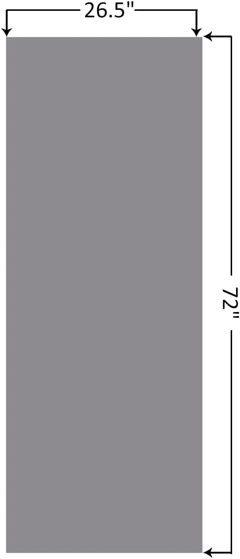 Eunzel Hot Yoga Towel Non Slip Yoga Mat Towel Non-Slip Sweat Absorbent Microfiber Towel for Hot Yoga, Pilates and Workout 72" x 26.5", Dark Grey-FlexoryFit