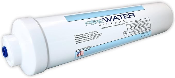 Inline Water Filter Kit for Refrigerators with Ice Makers