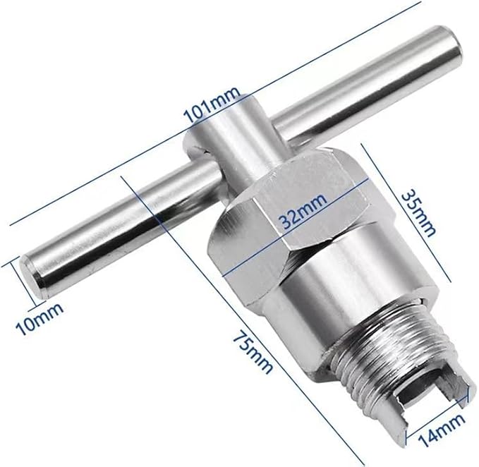 104421 Cartridge Removal Tool, Cartridge Puller Compatible With Moen 1200,1222,& 1225 Single Handle Cartridges，Faucet Cartridge Replacement Core Puller, Moen Shower Cartridge Replacement