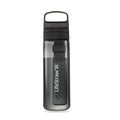 LifeStraw Go Series – BPA-Free Water Filter Bottle for Travel and Everyday use removes Bacteria, parasites and microplastics, Improves Taste, 22oz Nordic Noir