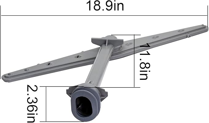 5304506740 Dishwasher Center Wash Arm Assembly,Dishwasher Spray Arm for Frigidaire Dishwasher -Replaces 5304498136 PS11770527