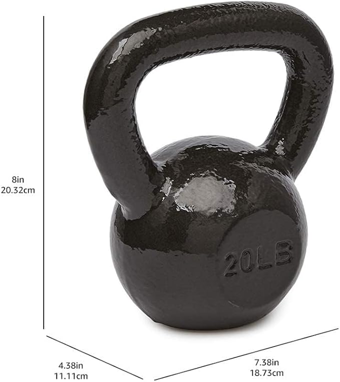 Amazon Basics Cast Iron Kettlebell-FlexoryFit