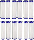 CFS – 12 Pack Pleated Sediment Water Filter Cartridges Compatible with Pentek S1 Models – Remove Bad Taste and Odor – Whole House Replacement Filter Cartridge – 20 Micron – 10" x 2.5"