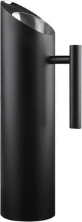 Stainless Steel Water Pitcher Black Metal Pitcher with Ice Guard Cold Drinking Carafe Jug for Juice, Beer, Milk, Ice Tea or Other Beverage by MUGLIO (70oz)