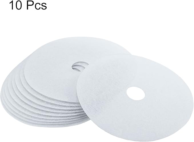 MECCANIXITY Universal Cloth Dryer Exhaust Filter, Cotton 235x37mm White for Clothes Dryer Filter Replacement Pack of 10