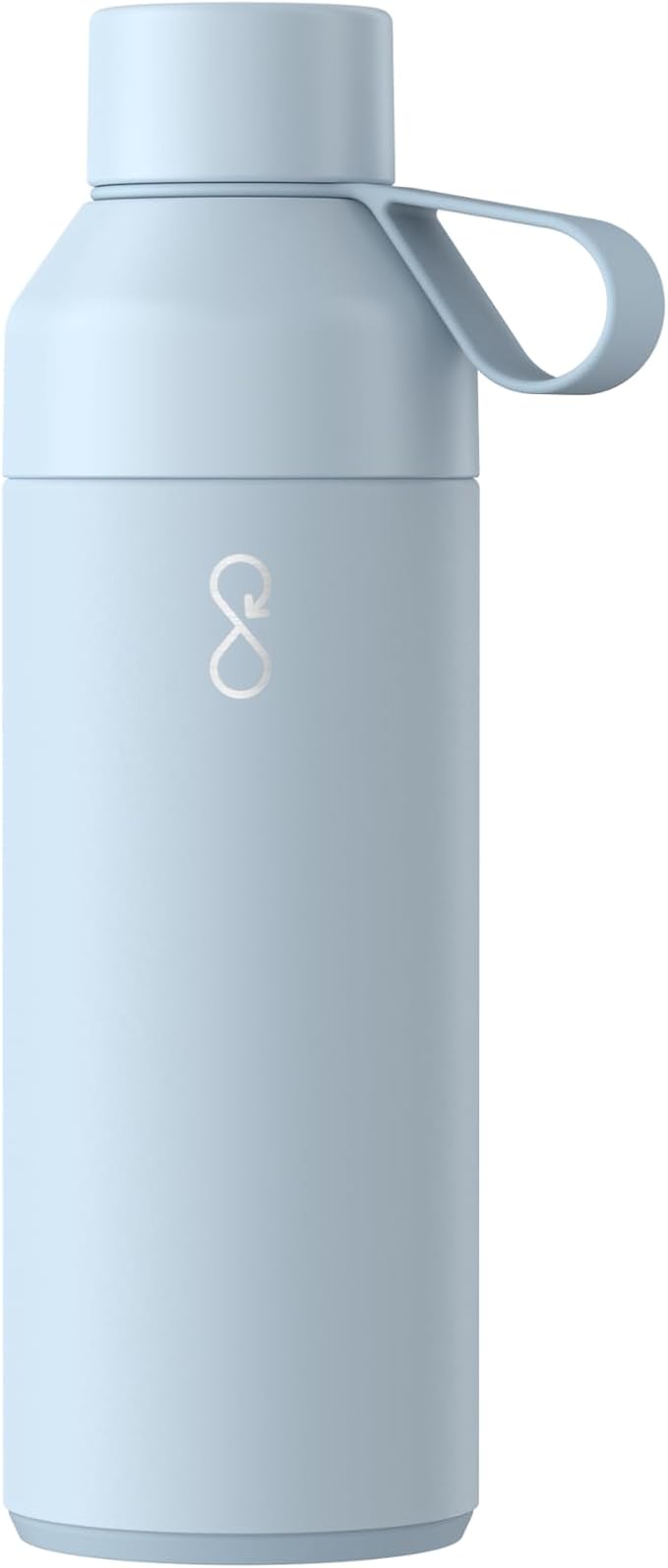 Ocean Bottle - Recycled Stainless Steel Bottle - Eco-Friendly & Reusable (Original 17 oz, Ice Blue)