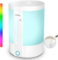 Colorful Top Fill Humidifiers for Office, Bedroom,etc. Essential Oil Diffuser 2.5L Tank,Touch Button, Easy to Fill & Clean, Colorful night light, Auto Shut-Off, 3 Mist Modes, Super Quiet, 16H.