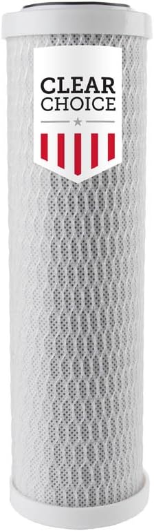 Clear Choice Sediment Water Filter 1 Micron 10 x 2.50" Water Filter Cartridge Replacement 10 inch RO System 255382-43 CB1-10, 1-Pk