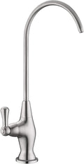 Drinking Water Faucet for Kitchen Sink, Reverse Osmosis Water Filtration Faucet for Bar Sink, Brushed Nickel and Stainless Steel, B08