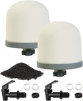 HUINING Replacement Ceramic Dome Water Filter with Coconut Shell Activated Carbon and Faucet Kit for Countertop,Household Water Bucket, Water Cooler Filtration Systems Water Pitcher