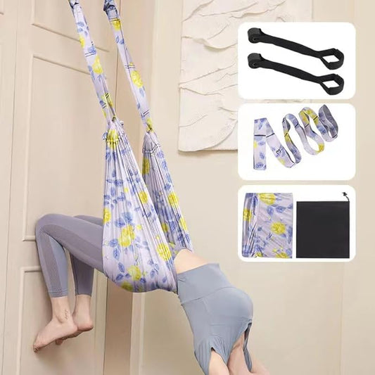 JOFREY Leg Stretcher Strap, Stretching Equipment with Door Anchor Flexibility Trainer Backbend Assist for Dance Aerial Yoga Ballet Leg Stretching Exercise…-FlexoryFit