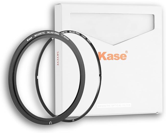 Kase 95mm Magnetic Screw in Adapter Ring Kit, Brass Magnetic to Threaded Filter by KaseFilter