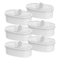 Replacement for All Waterdrop® Pitcher Filtration System, Fits Waterdrop WD-PF-01A Plus, Reduces PFOA/PFOS, Chlorine, Last Up to 3 Months or 200 Gallons (Pack of 6), AQUA CREST