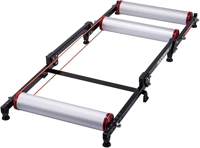 ROCKBROS Bike Rollers Adjustable Bike Trainer Stand Foldable Indoor Cycling Bicycle Roller with Resistance for MTB Road Bike Exercise