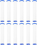 uxcell 12 Pcs Shower Head Filter 4.7 Inch PP Cotton Filter Cartridge Replacement High-Pressure Handheld Fan Shower Jet Sets