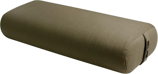 Hugger Mugger Standard Yoga Bolster - Firm, Supportive, Handmade, Durable-FlexoryFit