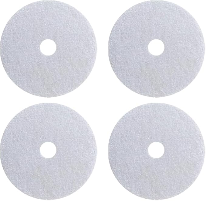 Universal Cloth Dryer Exhaust Filter, 4 Pcs, 9 x 13 inches (227 x 33 mm), White, for Chef Dryer Parts and Accessories