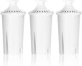 Overbest NSF Certified Pitcher Water Filter, Replacement for Brita® Pitchers and Dispensers, Brita® Classic 35557, OB03, Mavea® 107007, and More, Includes 3 Filters
