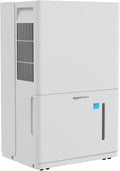 Amazon Basics Large Dehumidifier for Rooms, Energy Star Certified, Effectively Reduces Humidity, Timer, Auto-Defrost, Overflow Protection, up to 2500 SFT, 35 Pint, White