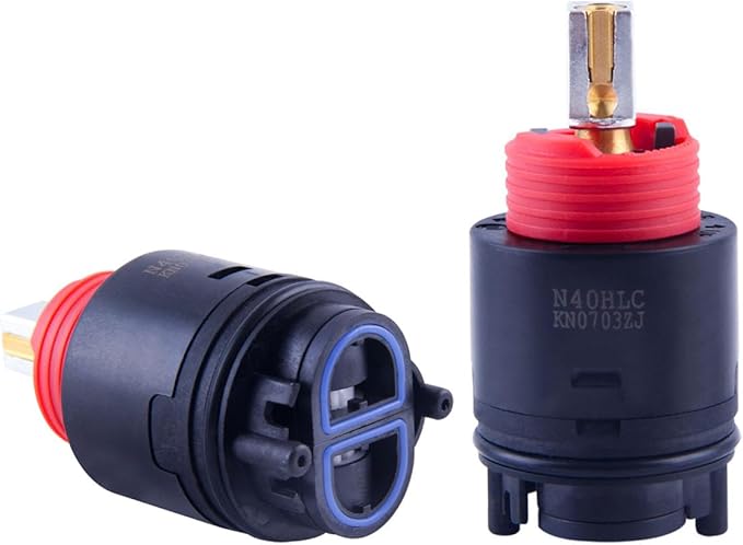 N40HLC Shower Cartridge Replacement for RK7300-CART-3P and HL-40 Shower Cartridge, 40 mm Shower Cartridge Compatible with Z-7300 Zurn Temp-Gard III Series Single Handle Tub and Shower Faucets Valve