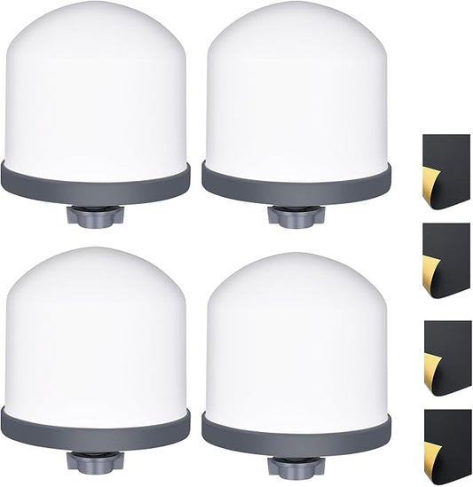 4Pack Replacement Ceramic Dome Water Filter 0.2 to 0.5 micron for Countertop Portable Water Purification System
