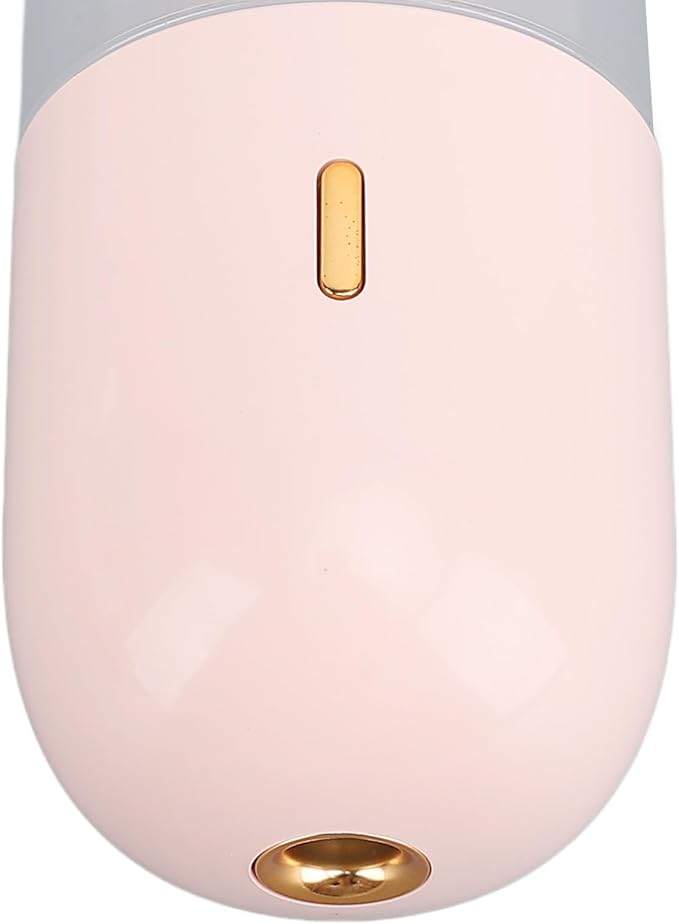 Asixxsix Mini Portable Humidifier, 100ml Cool Mist, USB Rechargeable, Travel Personal Humidifier for Office, Bedroom, Quiet (Pink)