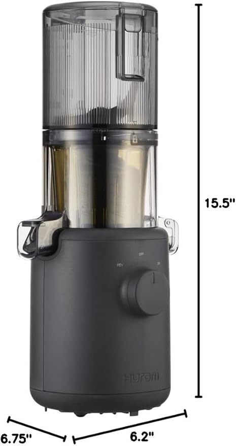 Hurom H310A Personal Self Feeding Slow Masticating Juicer (Matte Black)-FlexoryFit
