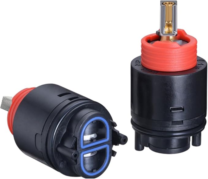 Pressure Balancing Cartridge Replacement for RK7300-CART-3P,Shower Cartridge Replacement for JH02BJ HL-40 Compatible with Z-7300 Zurn Temp-Gard III Faucets and Shower Valves （1 Pack, Cartridge Only)