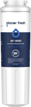 GLACIER FRESH UKF8001 Compatible with Whirlpool Refrigerator Water Filter 4, EDR4RXD1, EveryDrop Filter 4, 4396395, Maytag UKF8001, UKF8001AXX, WHR4RXD1, KAD4RXD1, 46-9006, Puriclean II, Pack of 1