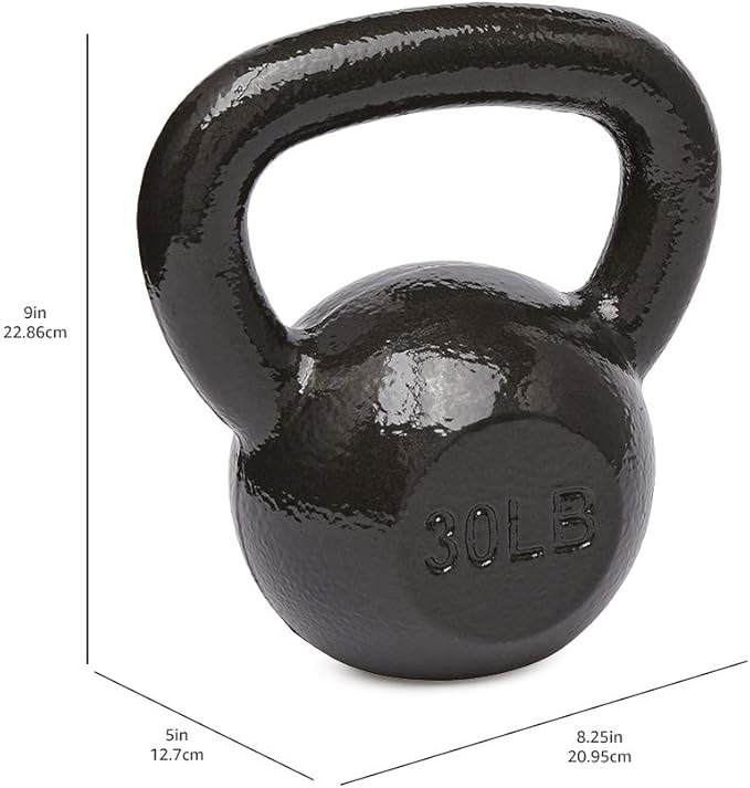 Amazon Basics Cast Iron Kettlebell-FlexoryFit