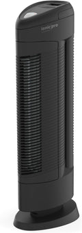 Ionic Pro Turbo (TA550) Ionic Air Purifier Tower for Home, Quiet Ionic Filterless Design, Covers Up to 500 Sq. Ft., Removes Odors, Smoke, Dust, and Allergens – Black
