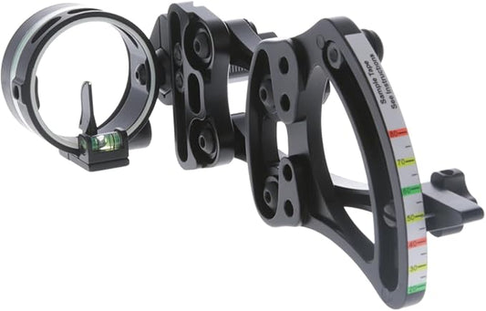 TRUGLO Range Rover Single-Pin .019" Dia Right-Handed Archery Hunting Moving Black Bow Sight with Standard Adjustment - Light Not Included