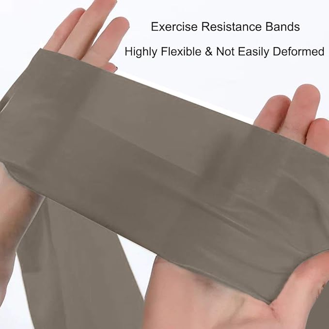 Resistance Bands, Elastic Exercise Bands for Working Out, Physical Therapy, Recovery, Yoga, Pilates, Strength Training-FlexoryFit