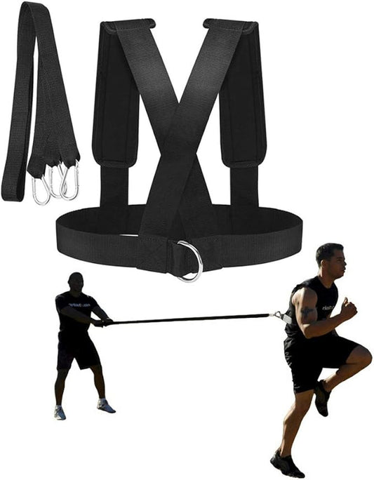 YNXing Sled Harness Workout Resistance and Assistance Trainer Physical Training Resistance Rope Kit Improving Speed, Stamina and Strength-FlexoryFit