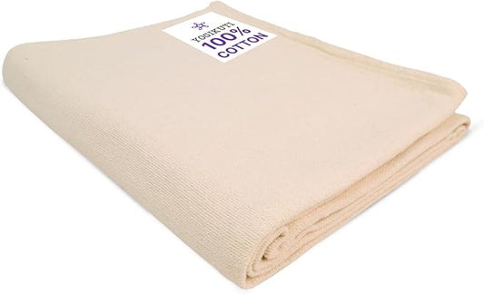 Yogikuti Iyengar Cotton Yoga Blanket Set of One – Thick Handwoven Yoga Blankets for Restorative Yoga, Meditation & Pranayama – Premium Cotton Yoga Blanket for Support & Comfort in Pranayama-FlexoryFit