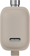 Shower Filter in Beige - Filter Unwanted Metals, Chlorine & Impurities Found in Shower Water - Improves Quality of Skin & Hair - Quick Easy Install For In-Line & Electric Shower