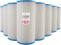 Clear Choice Sediment Water Filter 50 Micron 10 x 4.50" Water Filter Cartridge Replacement 10 inch RO System 150238, WHCF-WHPLBB, 8-Pk