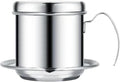 Stainless Steel 304 Vietnamese Coffee Filter Cup Drip Pot Simple And Portable by Unknown
