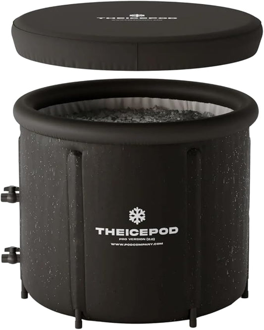 The Ice Pod Pro – Premium Cold Plunge Tub for Daily Recovery – Extra-Insulated Design with Thermal Lid – Built for Comfort, Performance & Durability - The Pod Company