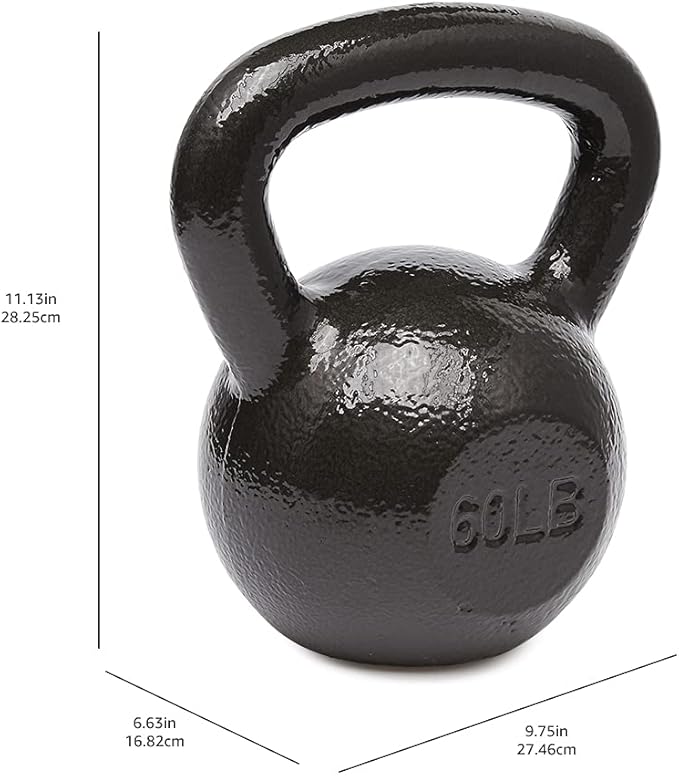 Amazon Basics Cast Iron Kettlebell-FlexoryFit