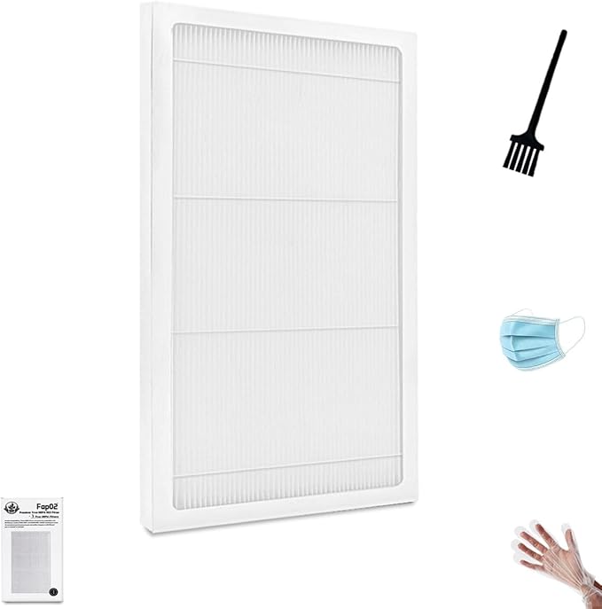 For FAPF02 True HEPA Air Purifier Filter | 8.7" x 15.2" | Compatible with Filtret.e FAPF02, FAPF024, FAP01-RMS, FAP02-RMS | 1 Pack