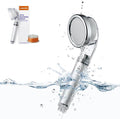 Bodyluv Vita Puresome Shower Head, One purification filter cartridge included, Handheld Hard Water Softener, Strong Water Pressure Water Saving For Bathroom (Mandarin Tea)