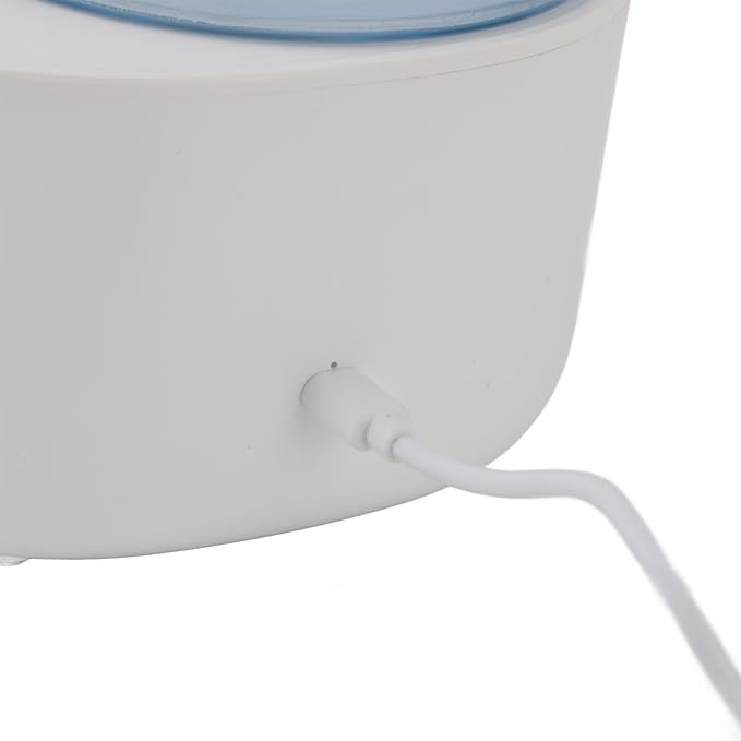 Waterspout Aroma Humidifier, Multifunctional One Piece Design Mute 5V 6W USB Essential Oil Diffuser for Car Office Room Bedroom(White)