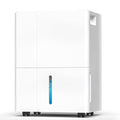 2,300 Sq.Ft Max 50 Pint/Day(Standard 22Pint/Day) Dehumidifier with Drain Hose, Auto Shut Off, 4.8L(1.26 Gal) Water Tank, Wheels & Handle, 30-80% Humidity Control for Home & Basements.
